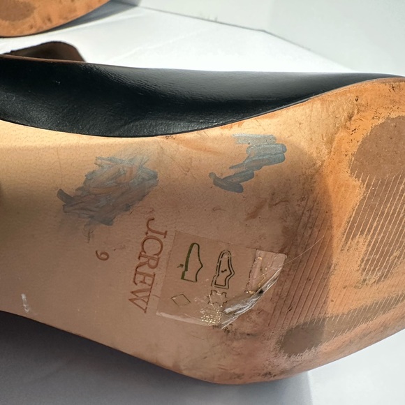 J. Crew Piper Leather Ankle Chunky Heel Boots - Picture 7 of 8